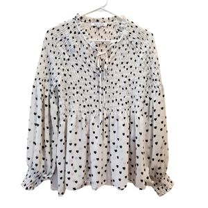 Rose & Olive sheer blouse